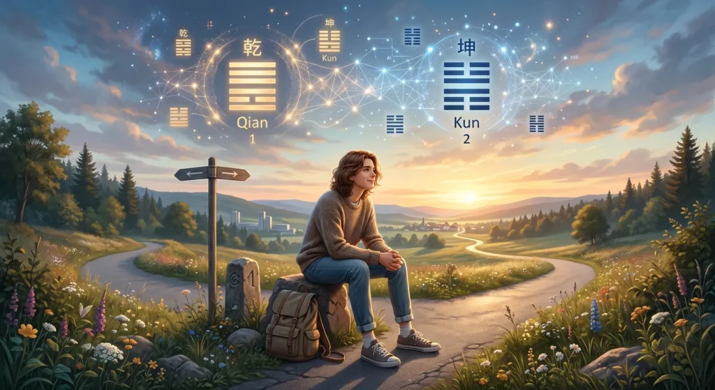 Free-Online-I-Ching-reading-interface-showing-hexagram-results